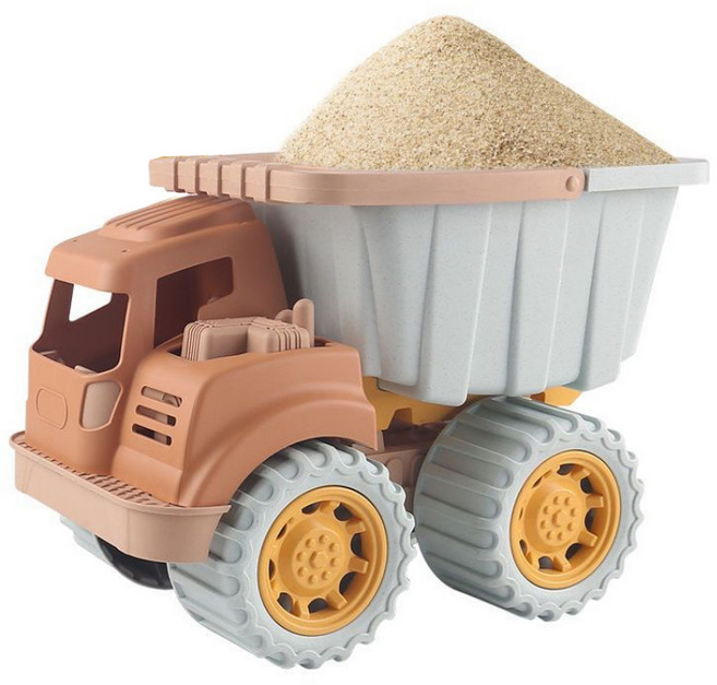 兒童沙灘玩具套裝 挖沙玩具 安全無毒, 麥稈雨用砂石車, 100g, 1個