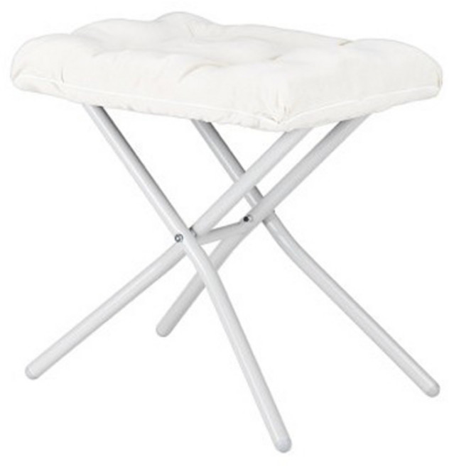 리빙앤모어 밀란쇼파 발받침체어 편안한 발받침 쇼파 스툴, 1개, 골드그레이