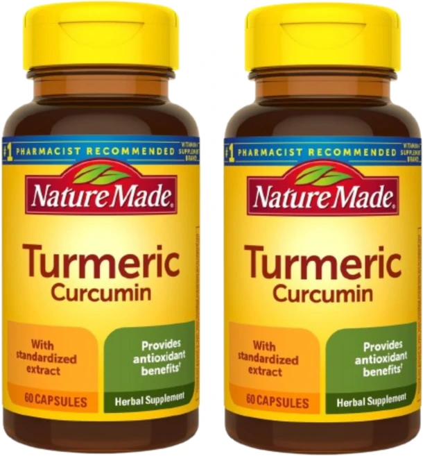Nature Made 울금 커큐민 캡슐 60개 2 SET, 1개, 60정 - 쿠팡