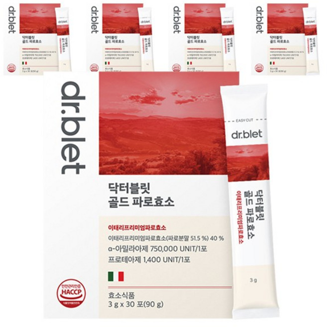 닥터블릿 골드 파로 효소 30p, 90g, 5개