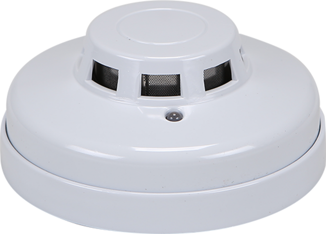 광전식 연기 감지기 스포트형 연기식 화재감지기 리더스테크, 1개, 화이트