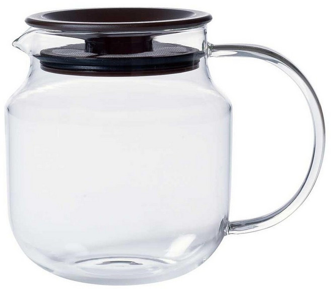 Kinto 8387 원터치 찻주전자 280ml(10온스) 브라운 121621, 620ml, 브라운 (프렌치 토스트 19-1012tcx), 브라운 (프렌치 토스트 19-1012tcx)