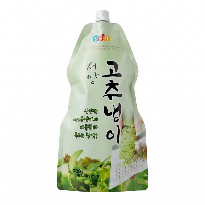 청지기 서양고추냉이 700g / 생와사비 와사비뿌리 업소용 튜브와사비 정육, 1개