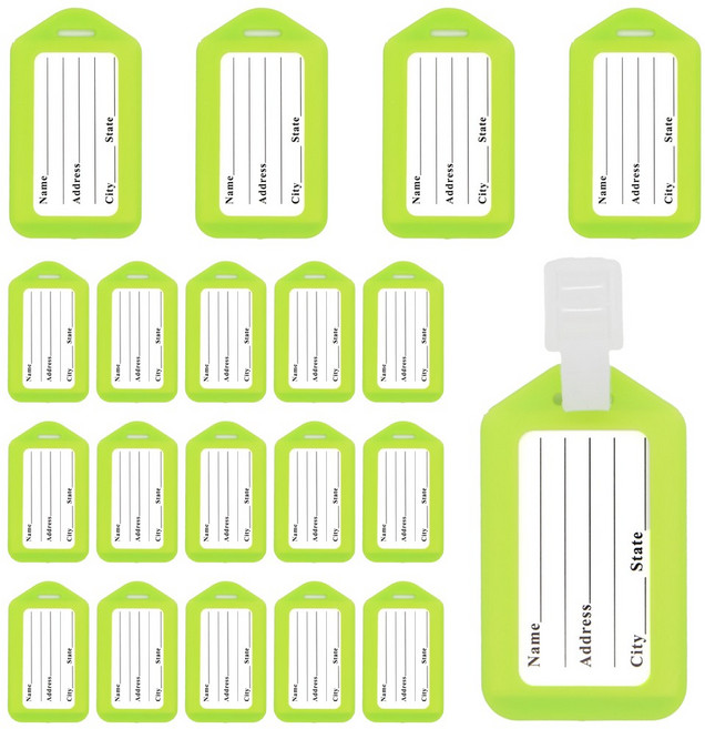 오셀르 20개묶음 다용도 네임택 이름표