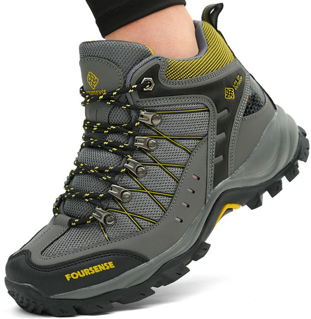 SSOOSS 남자 등산화 남성 트레킹화 여성 경등산화 발편한 작업화 J60N7YF