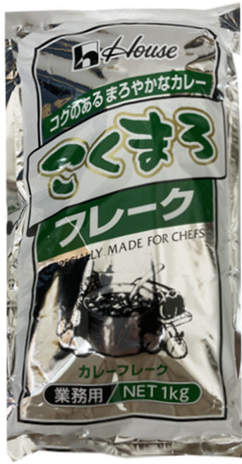 일본 하우스푸드 코쿠마로 고쿠마로 카레 후레이크, 1kg, 15개