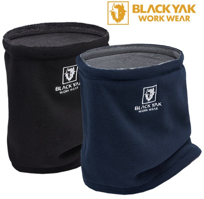 [블랙야크] YAK 넥워머 2P, 블랙 2개