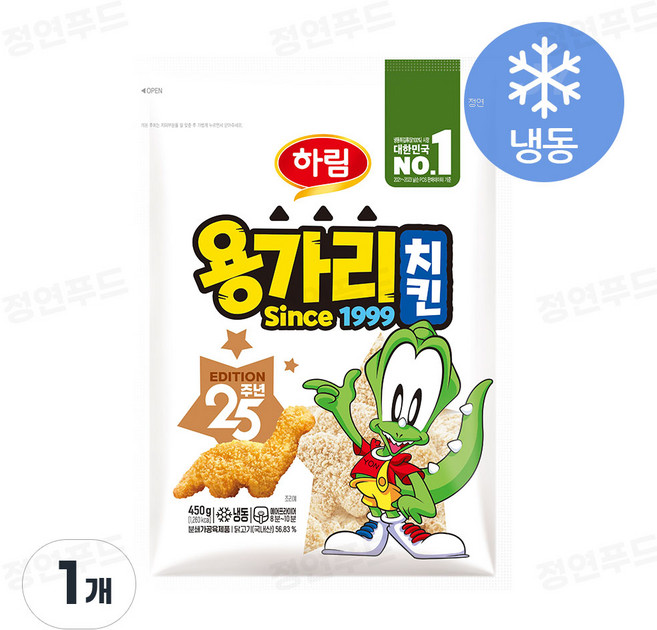 하림 용가리치킨, 1개, 450g