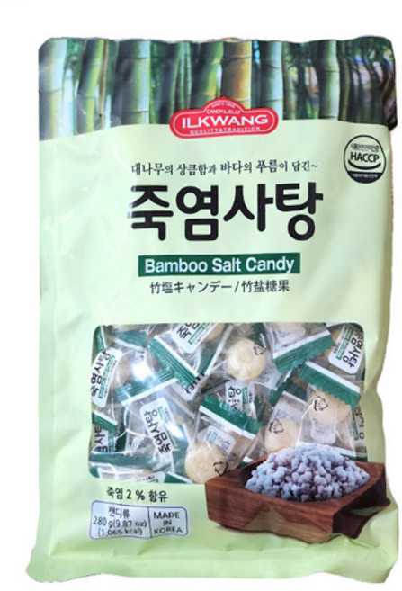 (무)일광 죽염사탕280gX5개, 280g