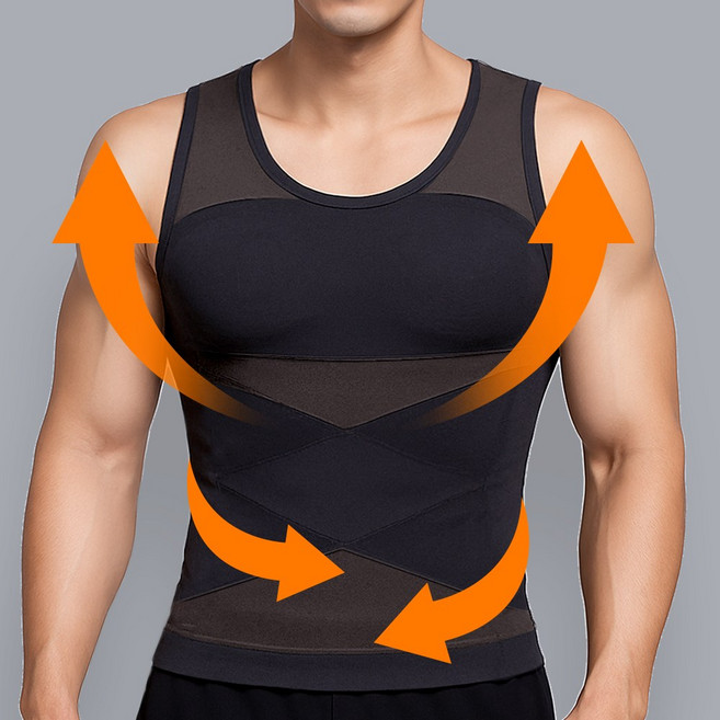 데일리텍 제로핏 남자 보정 나시 속옷 바디쉐이퍼