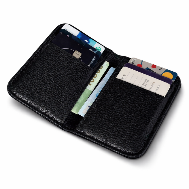 이디존 남성 초슬림 카드지갑 미니 가죽 카드지갑 N12