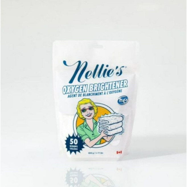 넬리 산소표백제 알칼리 세탁세제 800g 리필파우치 빨래쉰내제거 과탄산소다 세탁망, 1개