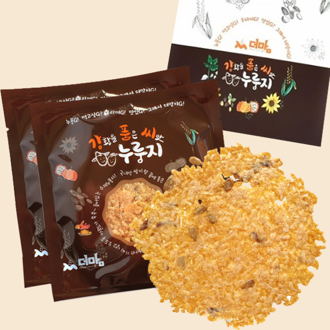 당뇨간식 수제 씨앗 누룽지 선물세트 1box 10봉, 누룽지 선물세트 1box (10봉), 25g, 1박스