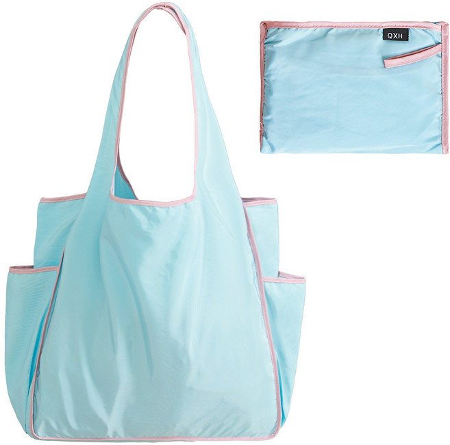 미소데이샵 휴대용 대형 장바구니 방수 접이식 대용량 에코 백