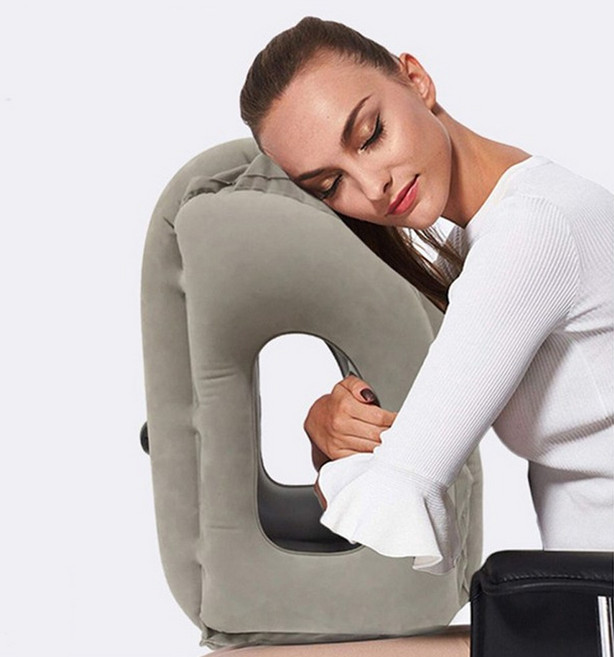 5시 당일배송 fooi 장거리여행 해외여행 기내용품 차량용목베개 발해먹 2종택1, 여행용 앞쿠션, 1개