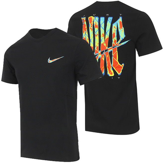 나이키 남성 트레이닝 면티 그래픽 써말 반팔 티셔츠