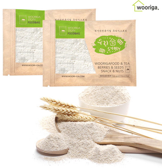 100% 캐나다산 보리가루 1kg+1kg, 1kg