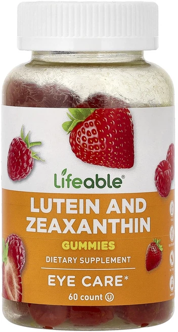 프리미엄상품 Lifeable 루테인 및 제아잔틴 구미젤리 베리 맛 구미젤리 60개 끝내주게잘나가는상품, Lifeable루테인및제아잔틴구미젤리베리맛구미젤리60개, 60정 - 쿠팡