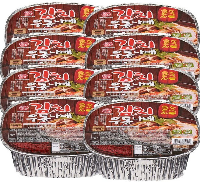 한일본고장 김치우동 나베, 220g, 8개