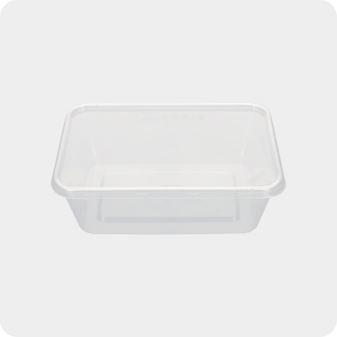 유앤팩 사출 사각밀폐용기 500ml 50개세트, 1개, 50세트