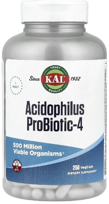 KAL 유산균 애시도필러스 프로바이오틱-4 Probiotic 비건 캡슐 250정 - 쿠팡