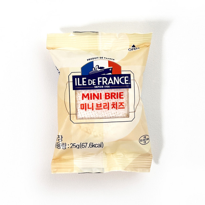 일드프랑스 미니 브리치즈 25g x 5개 와인안주 아이스박스 포장, 125g, 3세트