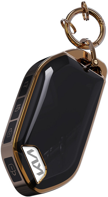 기아 호환 키케이스 쏘렌토 스포티지 K8 K5 카니발 타스만 셀토스 EV3 EV4 EV5 EV6 EV9 스마트키 케이스 키홀더, A타입 7버튼, 블랙