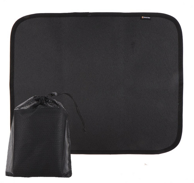 캠핑 방염매트 방염포 난연매트 난로 화로대 방열 시트, 블랙 L, 1개