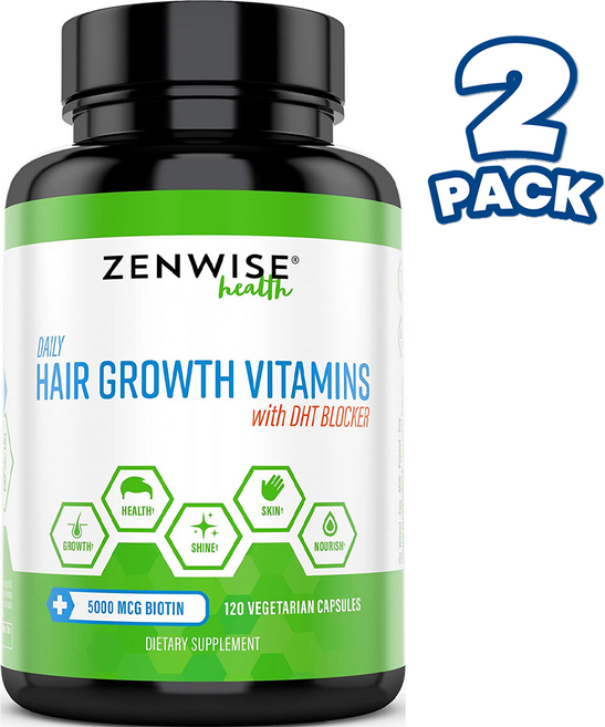 1+1 젠와이즈 모발성장비타민 비오틴 5000mcg 나이아신 120정