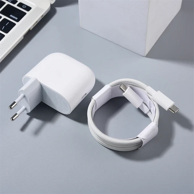 구글 픽셀 10 프로 XL 45W PD USB-C 충전기 EU/US 8 9 폴드2 고속 어댑터 +1M 타입 C 케이블, 05 EU and Cable