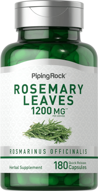 로즈마리잎 4:1배 추출물 1200mg Rosemary 180캡슐 3개월분 고함량 고용량 해외직구, 1개