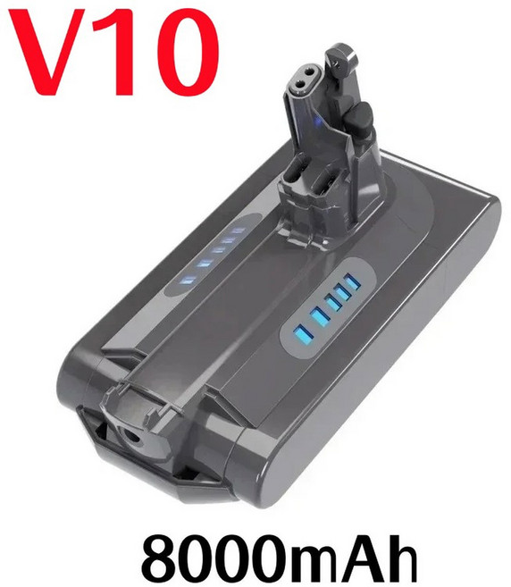 [호환] 배터리 다이슨 V10 SV12 시리즈 25.2V 앱솔루트 6000mAh 애니멀 플러피, V10 8000mAh