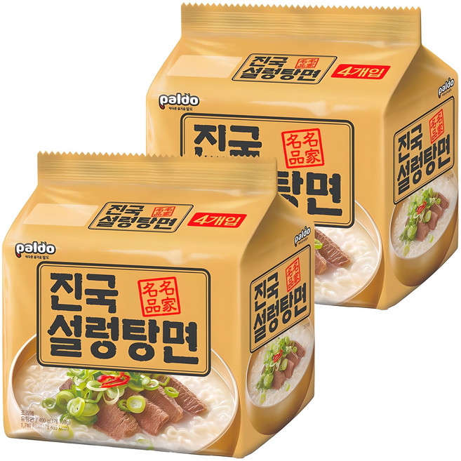 팔도 진국 설렁탕면 100g, 8개