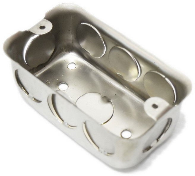 304不銹鋼接線盒 四分孔 埋入式配線盒, 1個, 白鐵