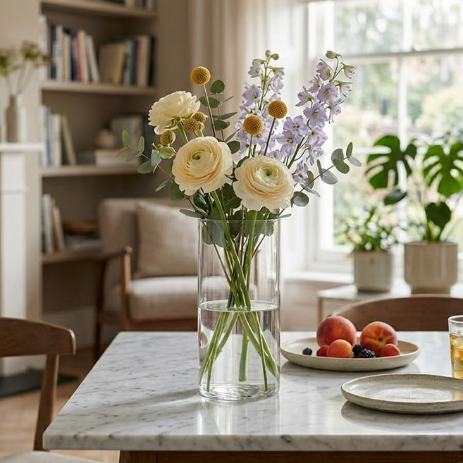 80factory 안깨지는 투명 화병