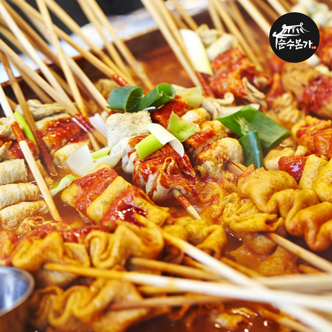 부산다대포 빨간 어묵 (꼬치어묵 20개+빨간스프2봉), 350g2봉+스프, 1개, 360g