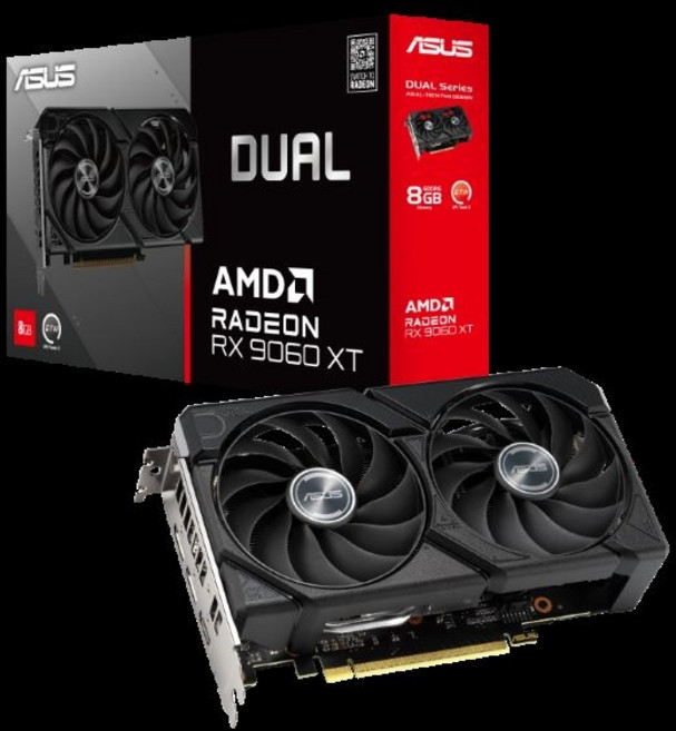 [ASUS] DUAL 라데온 RX 9060 XT D6 8GB 대원씨티에스