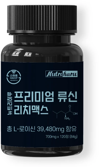 뉴트리하루 프리미엄 초고함량 류신 단백질 타블렛 노인 보충제, 120정, 1개 - 쿠팡