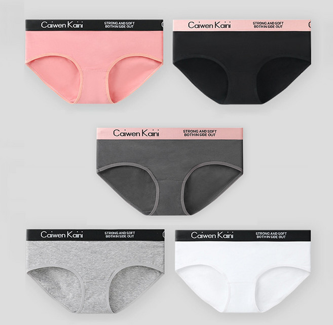 여성용 햄팬티 스포츠 면스판 팬티 5종 세트