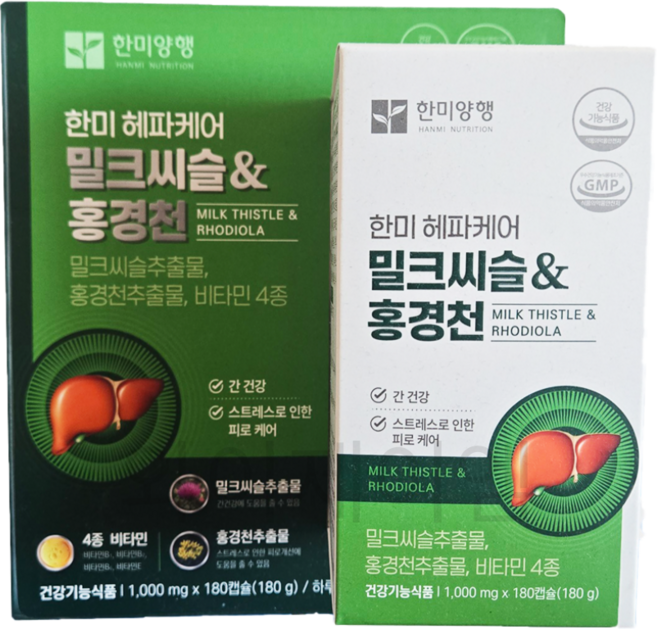 한미 헤파케어골드 1000mg x 180캡슐, 180정, 1개