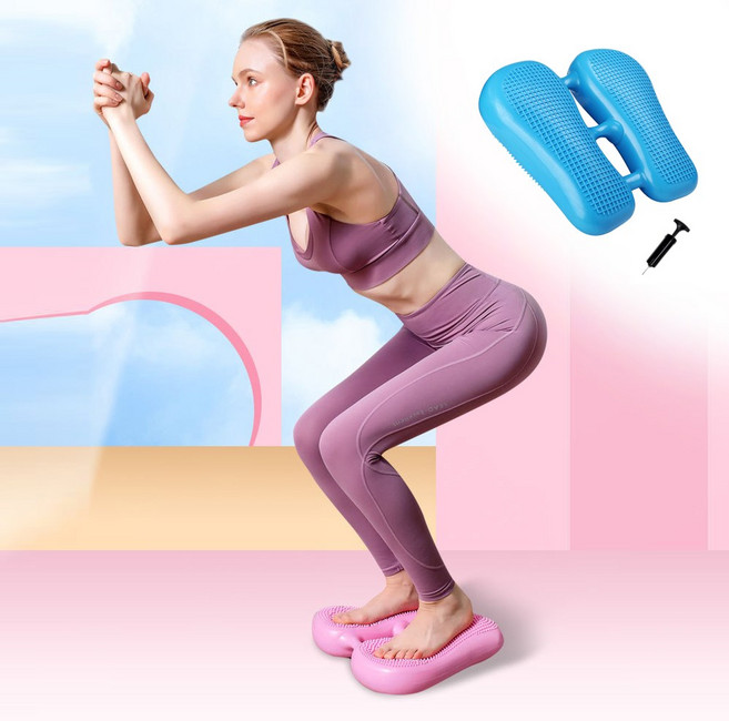 디아코니아 말랑이 스텝퍼 에어쿠션 계단오르기 다이어트 유산소 운동기구 G383, 블루