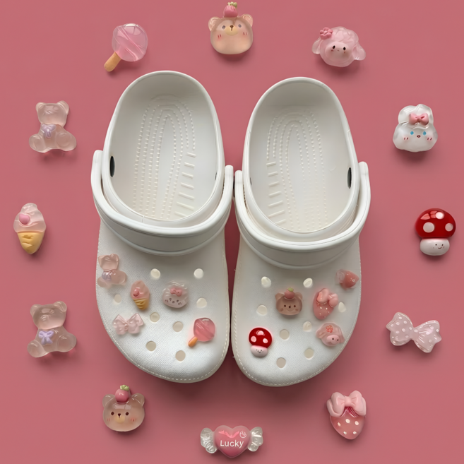 나다르 파츠 투명 핑크 러블리