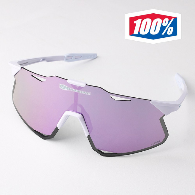 100퍼센트 스포츠 하이퍼크래프트 선글라스 60000-00012, 폴리쉬드 글로스 라벤더 하이퍼 라벤더 미러 렌즈, 1개