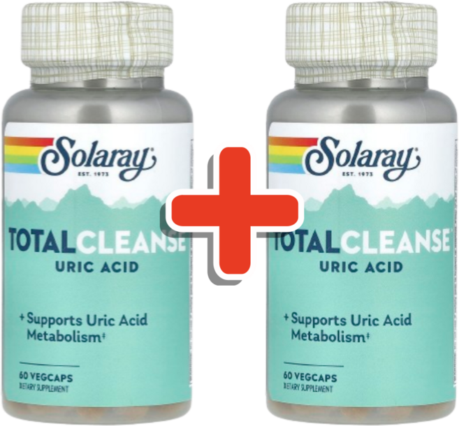 1+1 솔라레이 토탈클렌징 60캡슐, 2개, 60정