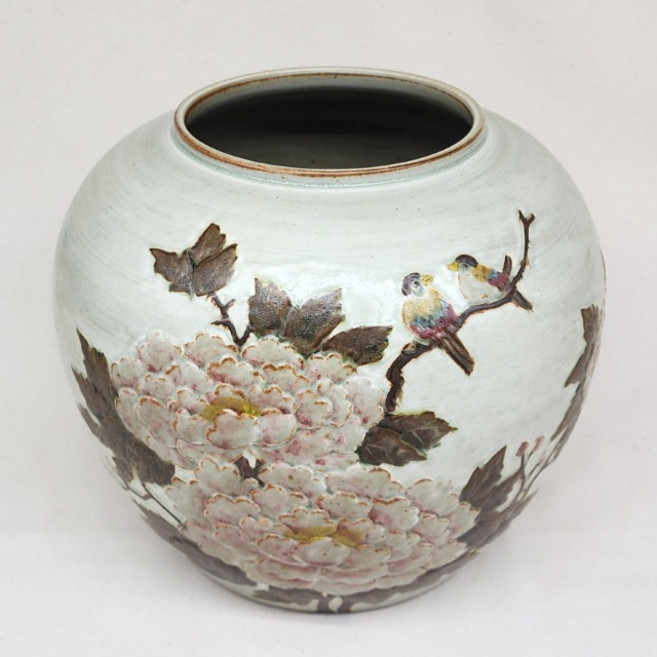 명품 재유 단지 29cm X 27cm 오브제 화병 소품 개업 선물