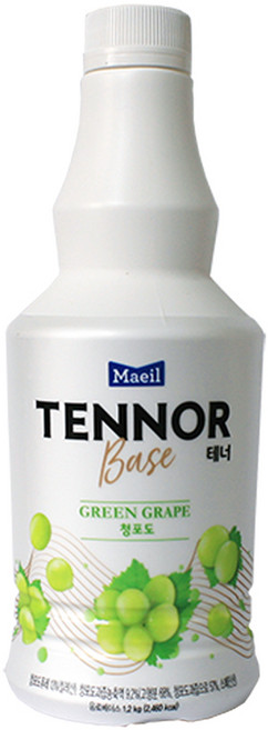 매일유업 테너베이스 농축액 청포도 1.2Kg, 1개