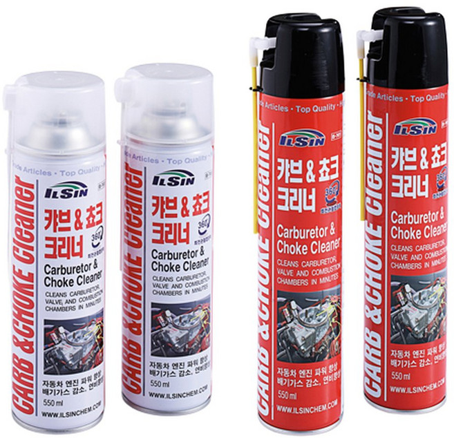 일신 카브레타 쵸크 크리너 550ml 스로틀 바디 청소 크리너, 1개