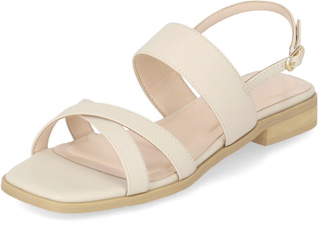 엘칸토 인텐스 여성 X스트랩 플랫 샌들 2cm LCWW00I426