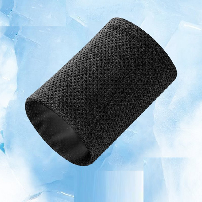 아이스 스포츠 쿨링 손목 밴드 아이스 아대 아이스 스포츠 쿨 밴드, 블랙