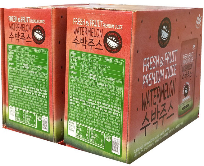 코스트코 밸런스그로우 수박주스, 2개, 2.3L